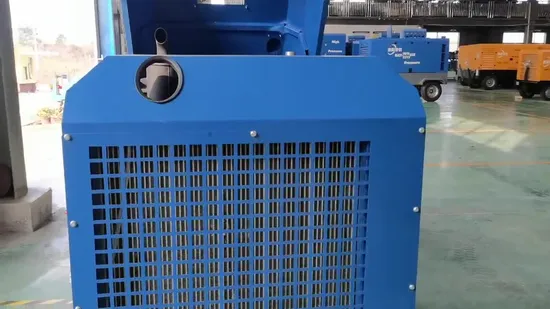 41kw 8bar 5m3/Min 185cfm Industrial Diesel Portable Screw Air Compressor