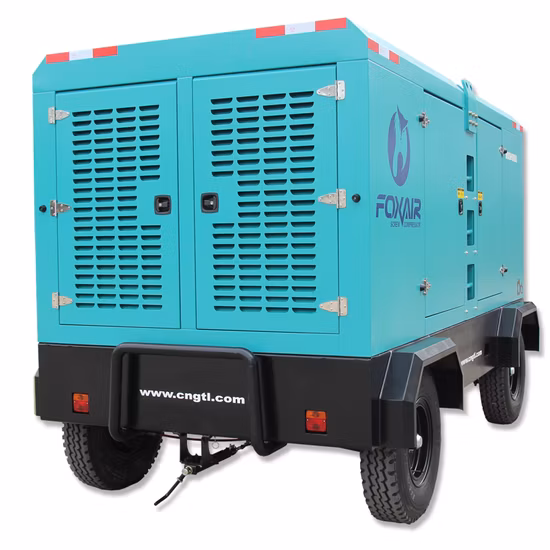 Gtl 900cfm 16bar 25m3 Driling Mining Portable Screw Mobile Diesel Air Compressor Factory Price