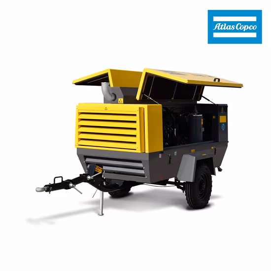 Portable Atlas Copco Mobile Air Compressor (10m3/min 10.3bar 12bar XATS156C XAHS166C)