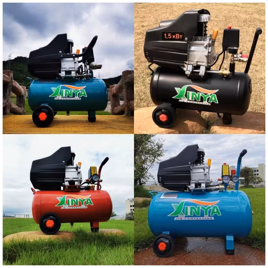 Xinya 1.5HP 2.0HP 20L 24L 50L Bm 42mm 47mm 48mm Cheapest Portable Electric Direct Drive Air Compressor Price