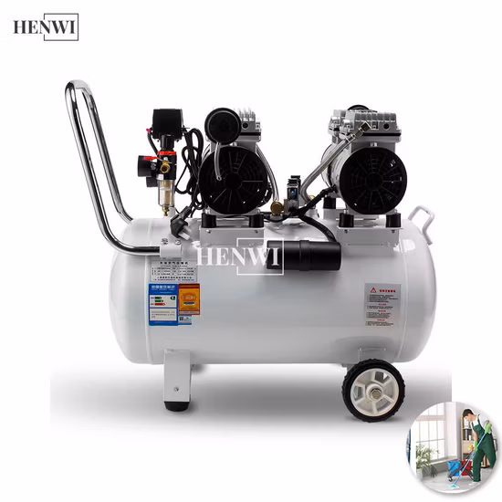 1100W Oil Free Oil Less Silent Air Compressors for Dental